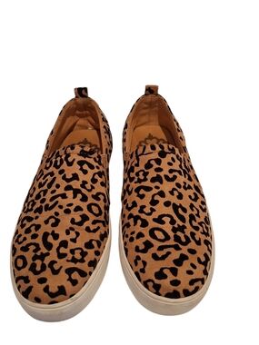 Fergalicious Women’s  Leopard-Print Slip-On in Tan and Black Size 6.5